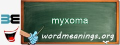 WordMeaning blackboard for myxoma